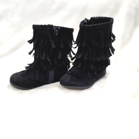 Kohl's Shoes Toddler Moccasin Fringe Boots Poshmark